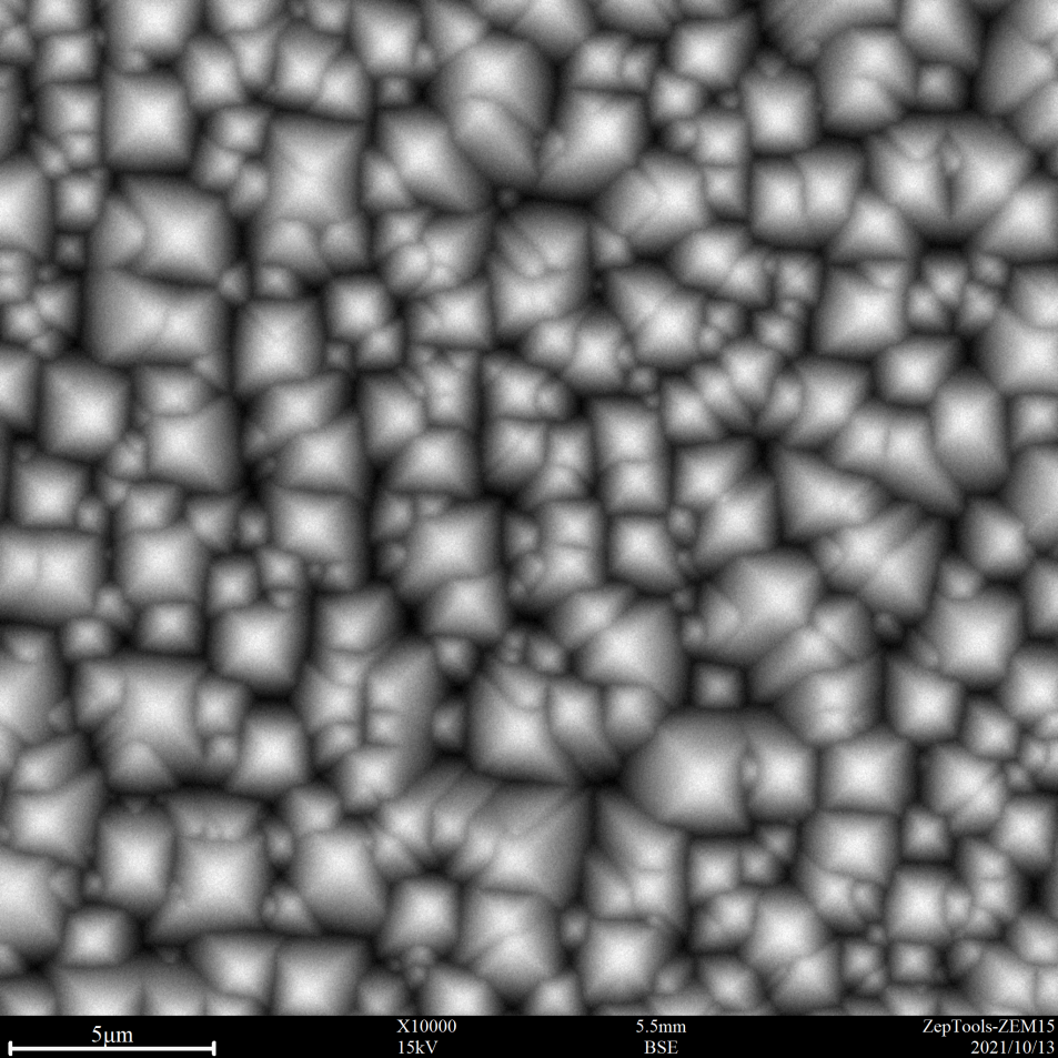 圖3 樣品未噴金ZEM15臺式掃描電鏡成像 圖3 樣品未噴金ZEM15臺式掃描電鏡成像