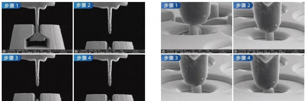 納米力臺拉伸過程